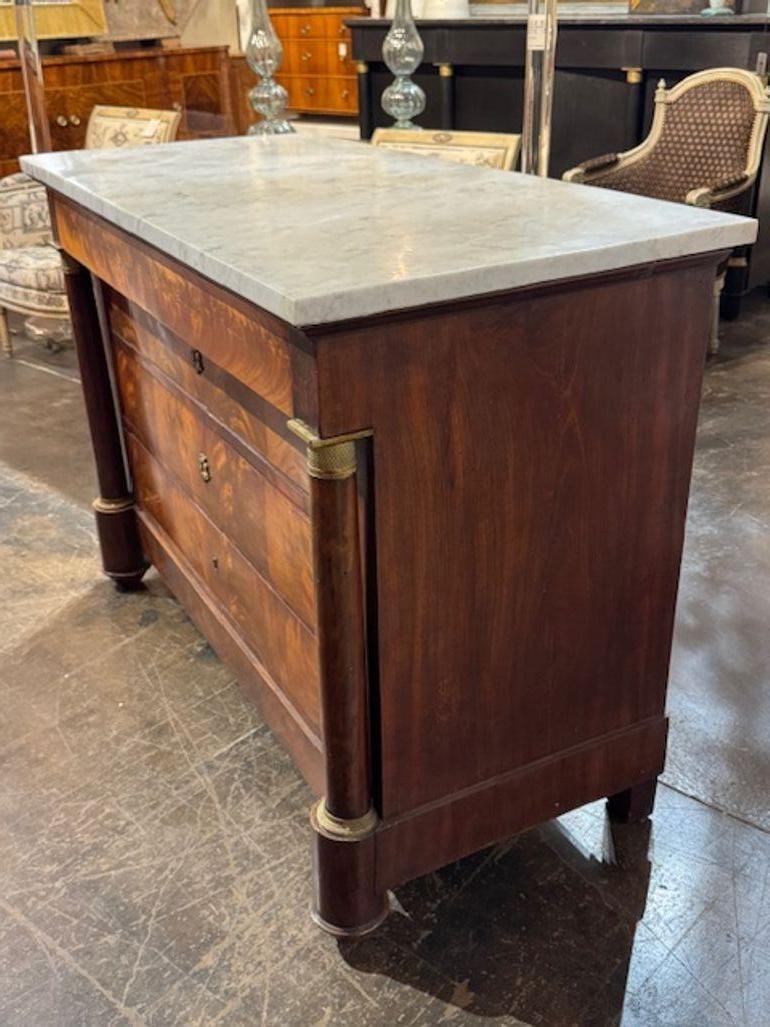French Empire Commode In Good Condition For Sale In Dallas, TX