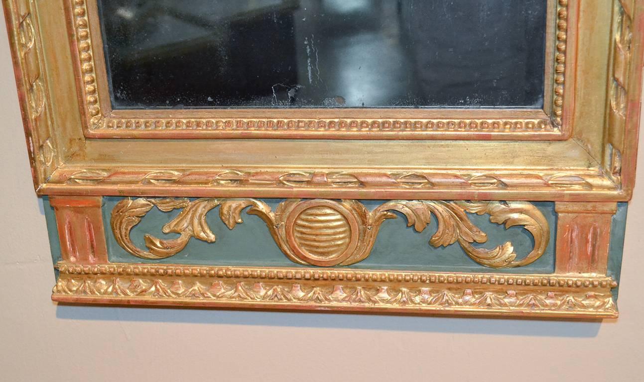 19th Century Swedish Carved Mirror 2