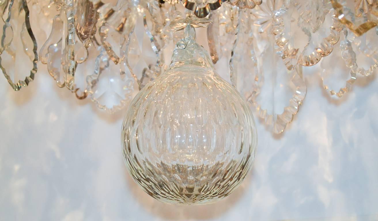 Monumental French Bronze and Crystal Thirty-Five-Light Chandelier 1