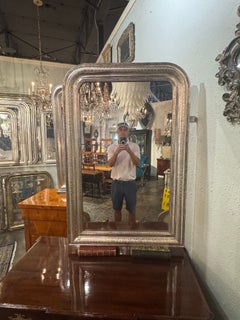 19th c. French Silver Louis Philippe Mirror