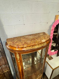 19th c. French Louis XVI Linke Manner Vitrine