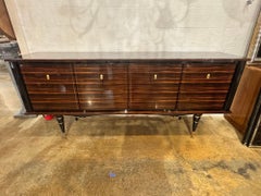 French Art Deco Macassar Wood Sideboard