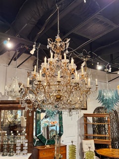 19th c. Italian Macaroni Bead Chandelier