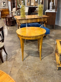 19th c. German Biedermeier Walnut Table
