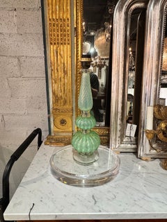 Vintage Green Murano Lamp