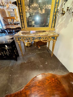 18th c. Italian Neoclassical Parcel Gilt Console