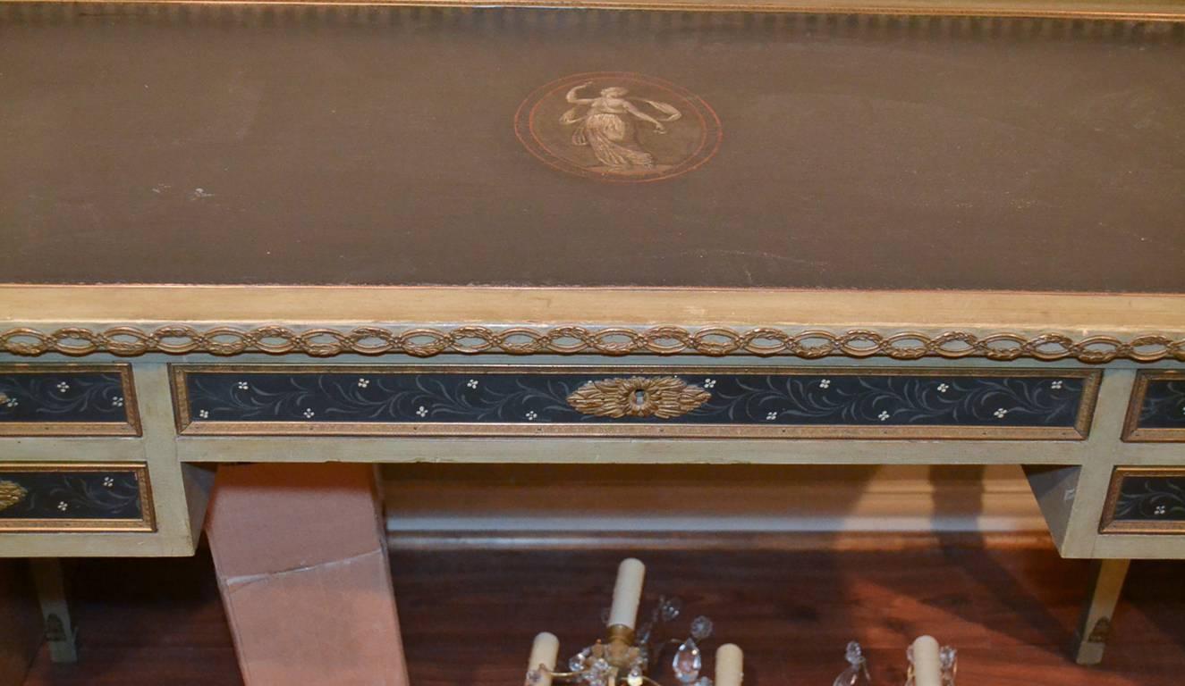 19th Century French Napoleon III Writing Desk In Good Condition In Dallas, TX