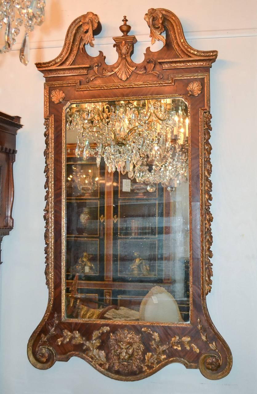 Mirror 18th Century English Chippendale Looking Glass