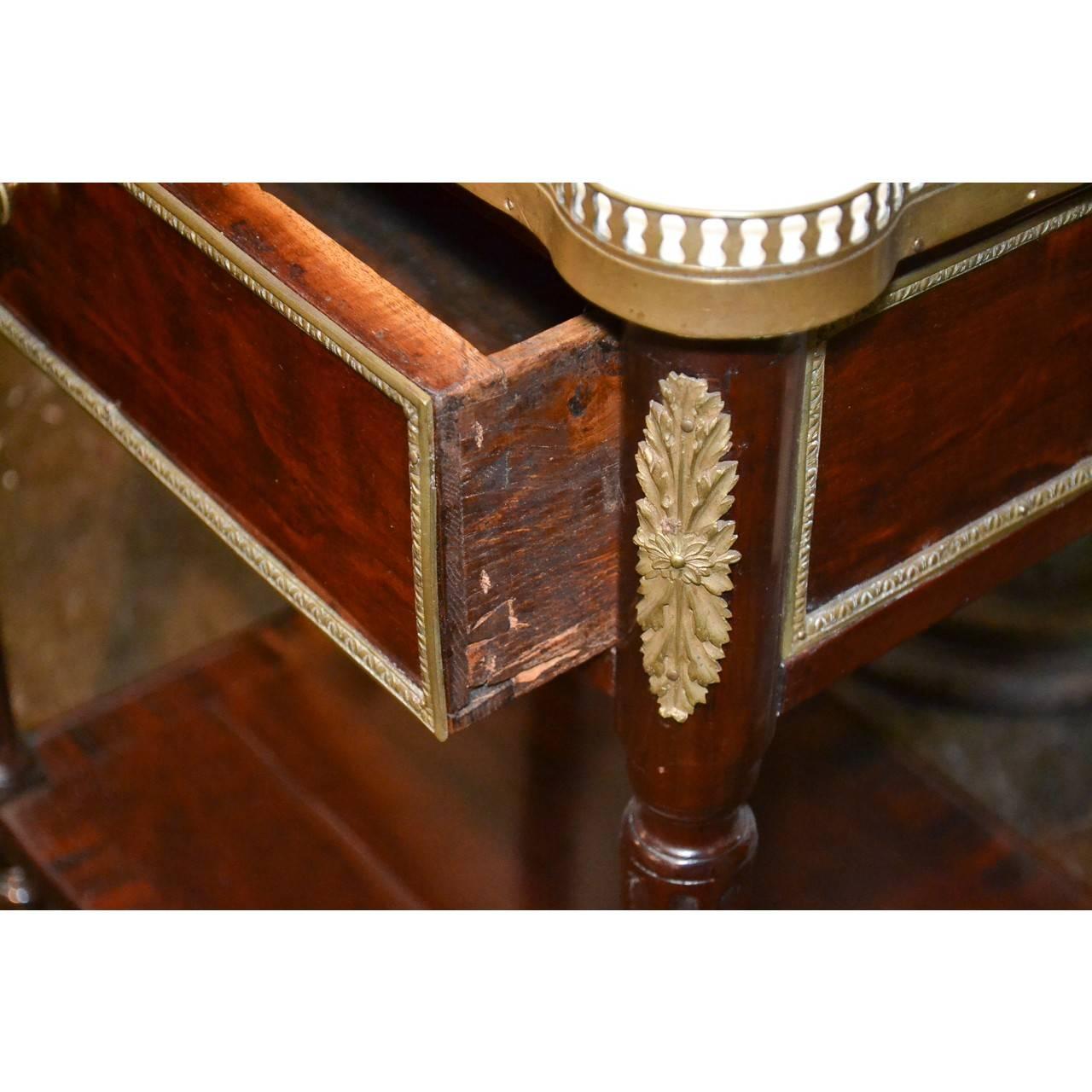 Antique French Louis XVI Style Side Table 1