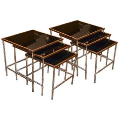 Great Pair of French Mid-Century Nesting Tables
