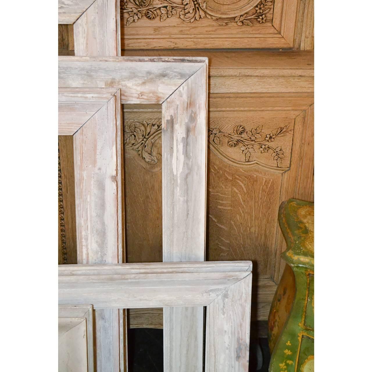 whitewashed picture frames