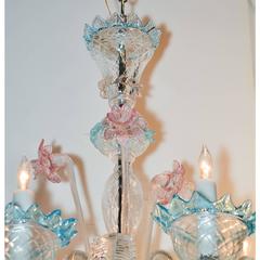 Antique Multi-Color Venetian Chandelier