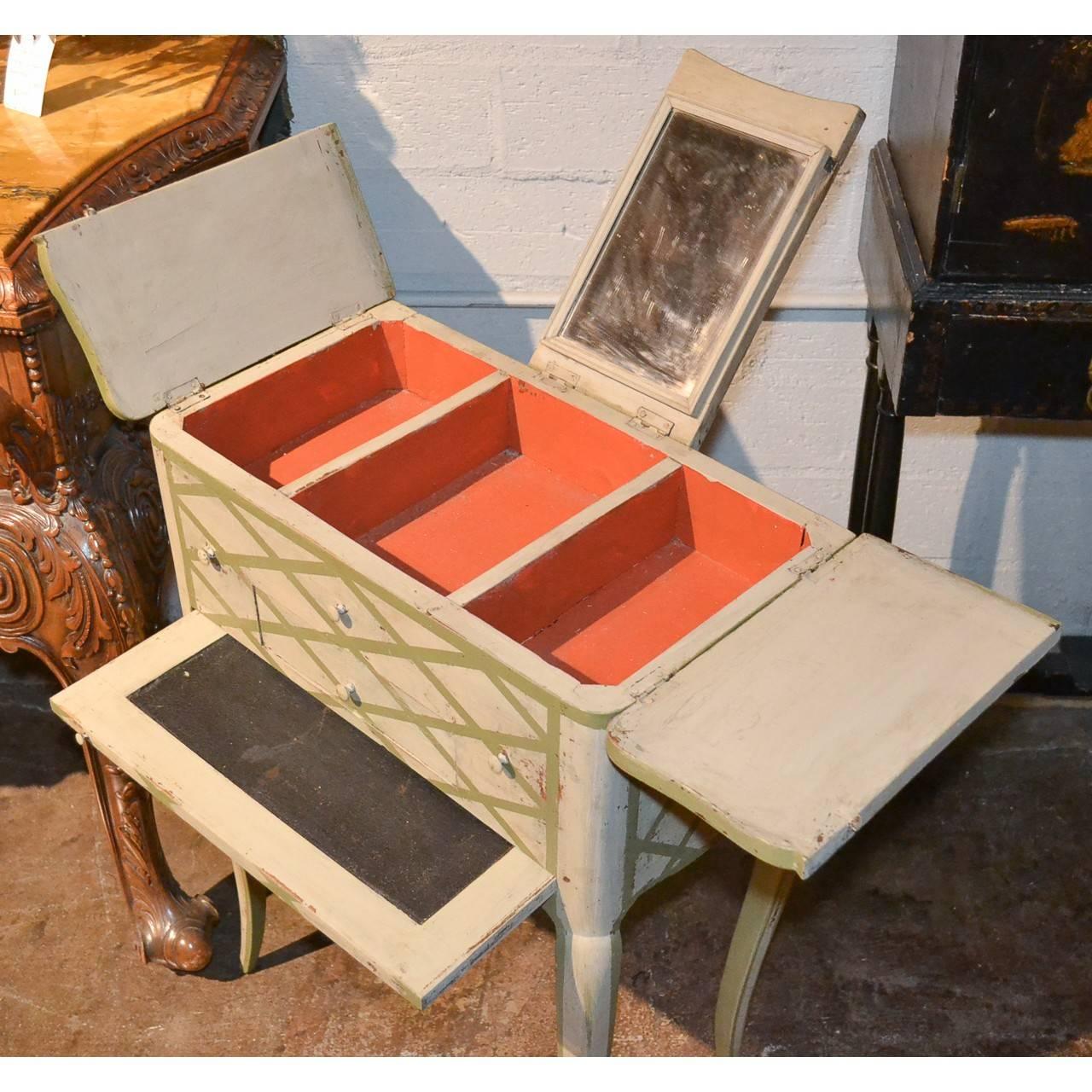 French Vanity with Mirror, circa 1880 (Spätes 19. Jahrhundert)