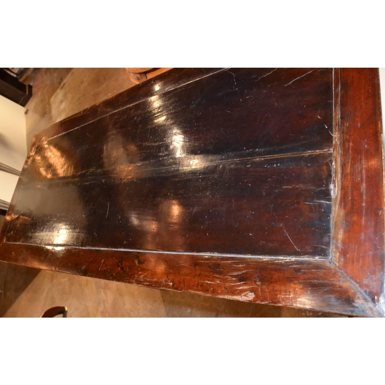 Nice Carved Oriental Server, circa 1920 In Good Condition In Dallas, TX