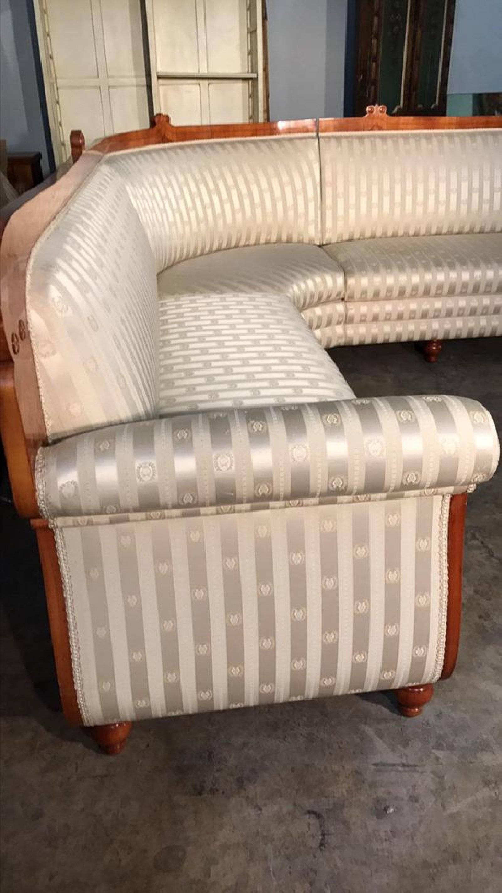 Antique 1840s, Swedish Biedermeier Sofa In Good Condition In Dallas, TX