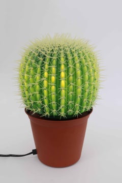 Large Cactus Table Lamp Pop Art Germany 1980s