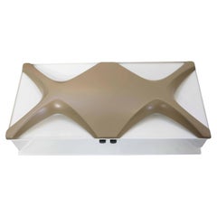 Large Cross Oyster Wall Lamp by Klaus Link for Neuhaus Leuchten 1960s