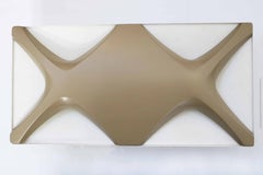 Large Cross Oyster Wall Lamp by Klaus Link for Neuhaus Leuchten 1960s