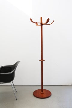 Mid Century Design Aksel Kjersgaard teak coat stand made in Denmark 1960s