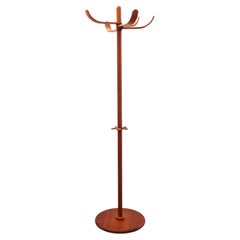 Mid Century Design Aksel Kjersgaard teak coat stand made in Denmark 1960s