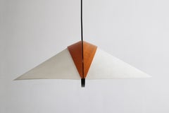 Large Pendant Lamp in Beechwood from Domus Denmark 1980s