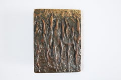 Brutalist Brass Bronze Push and Pull Front Door Handle 1960s