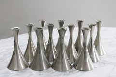 Mid Century Danish Candlestick by Arne Erkers for Just Andersen 1950s 1 of 12