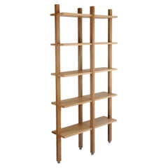 Rattattan Bookcase/ White Oak /By Sin-Ca