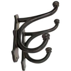 Antique Aesthetic Movement Cast Iron Coat Hangers