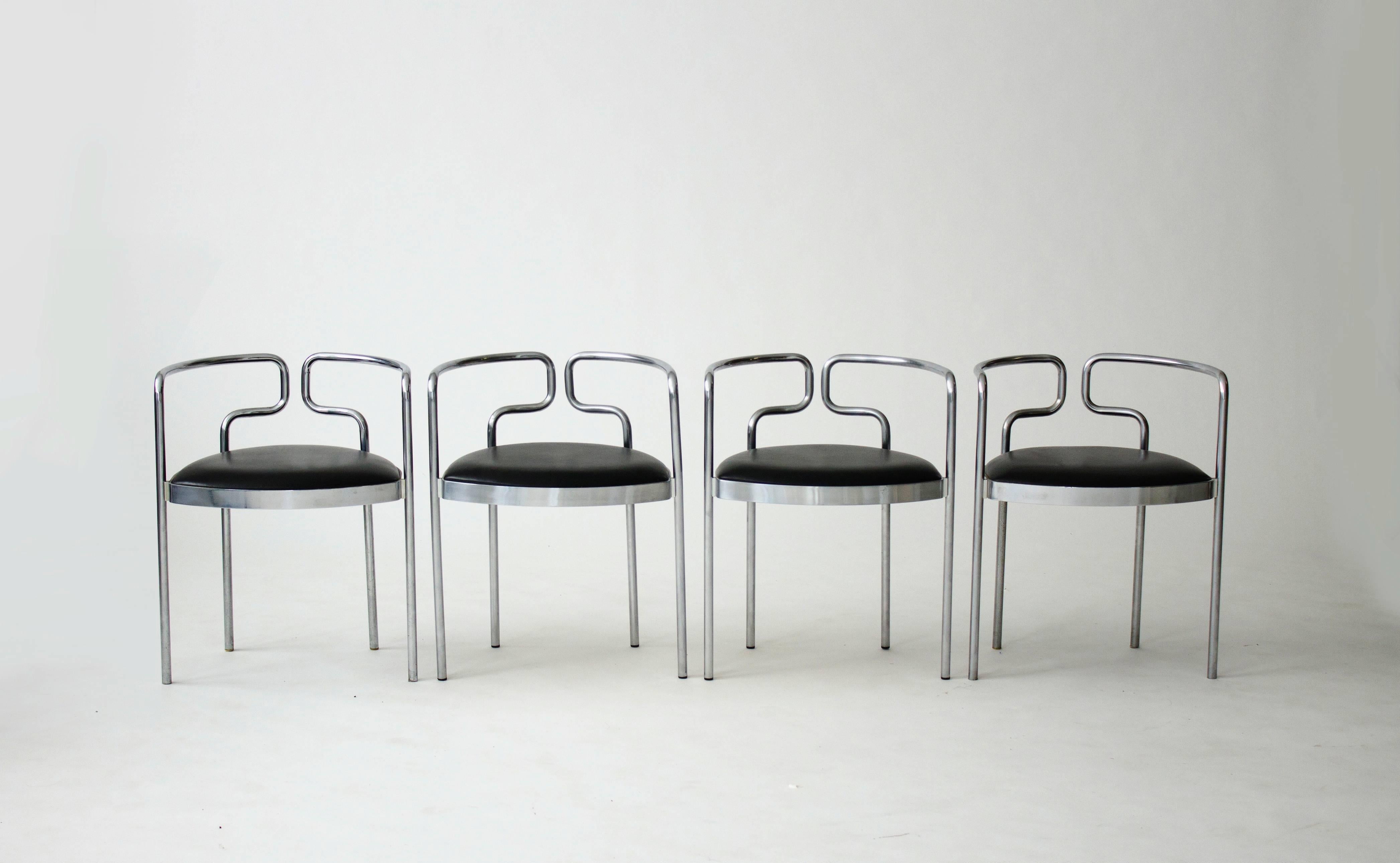 Four Henning Larsen Cafe Chairs for Fritz Hansen In Excellent Condition In Chicago, IL