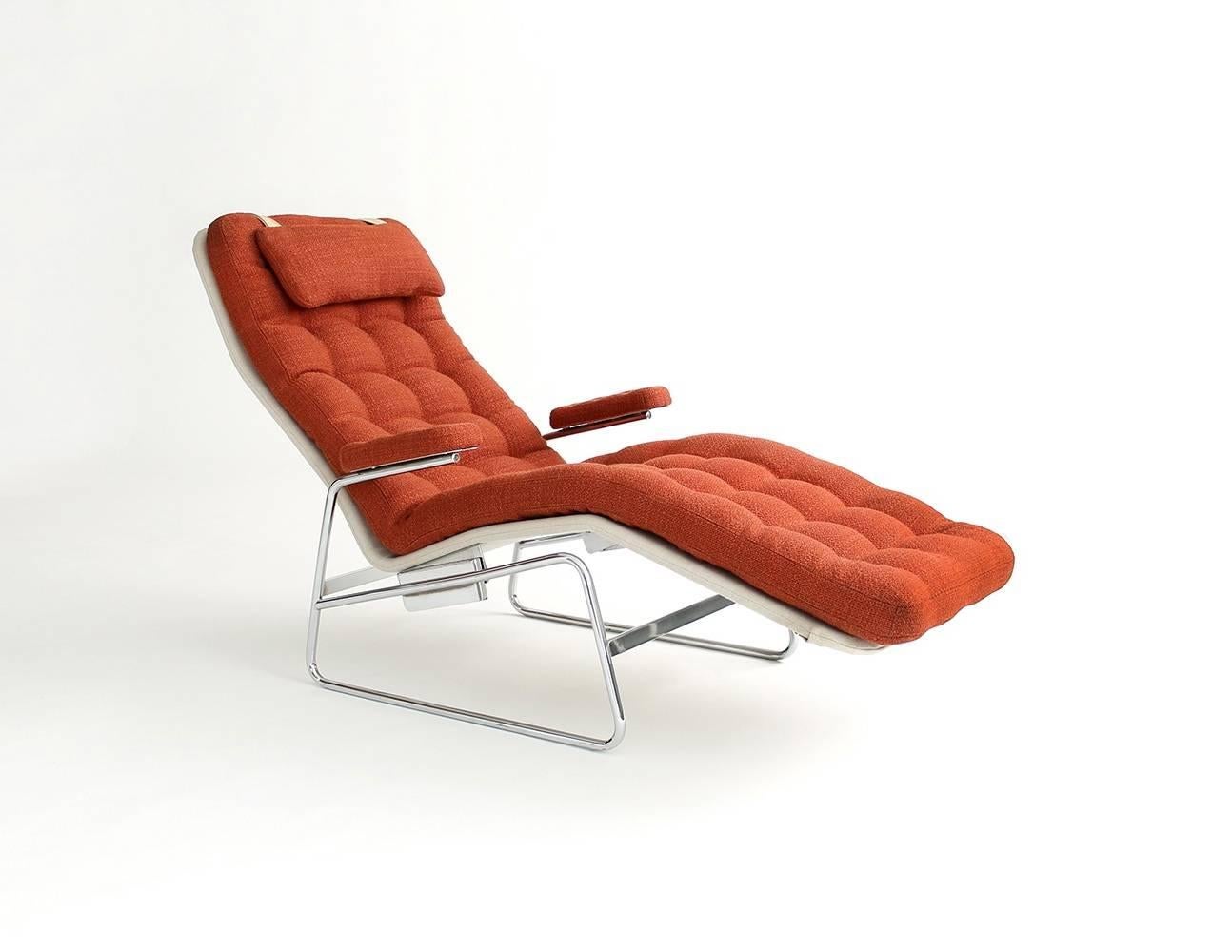 Sam Larsson 'Fenix' Reclining Lounge Chair by DUX In Excellent Condition In Chicago, IL