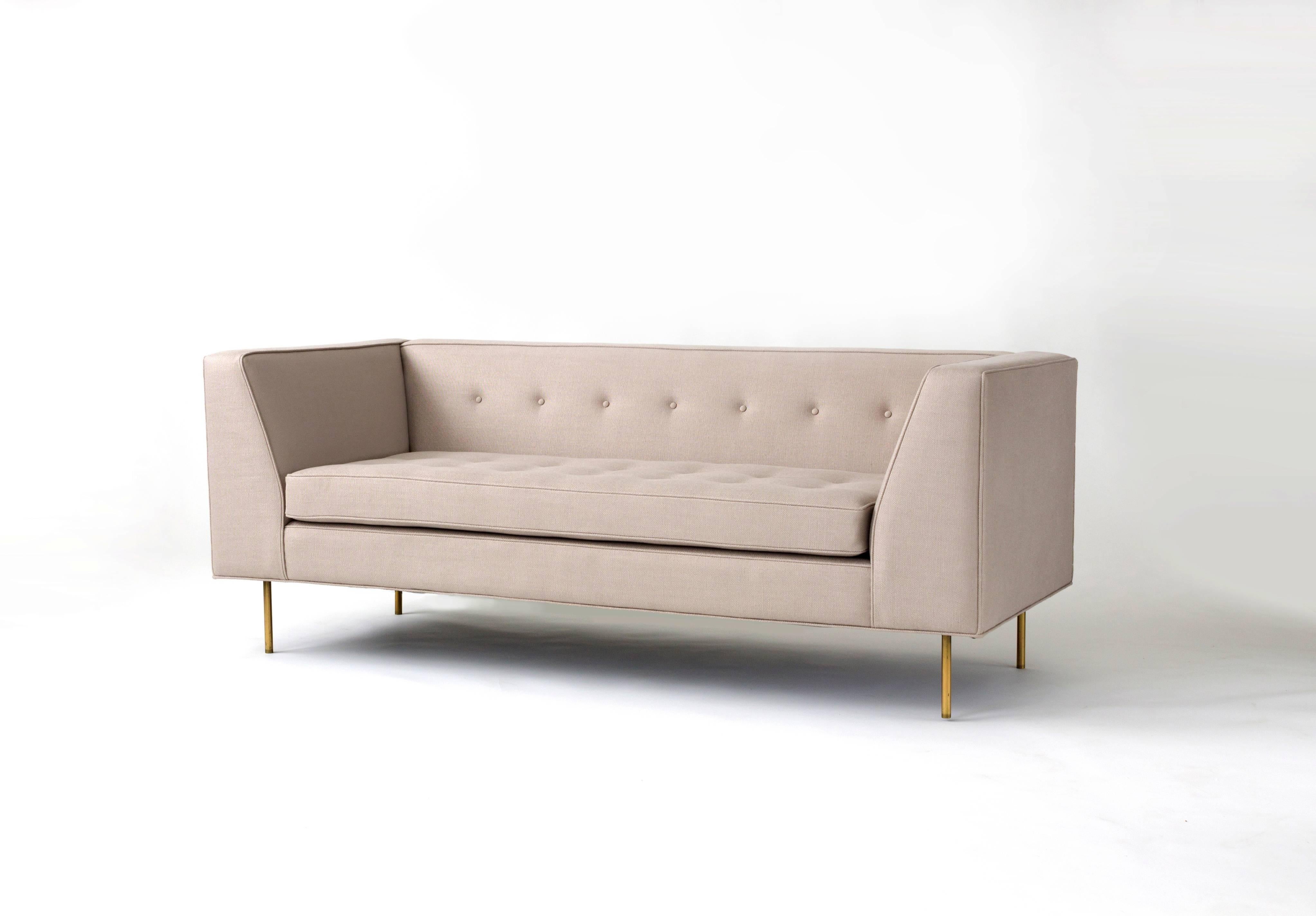 Linen Harvey Probber Sofa For Sale