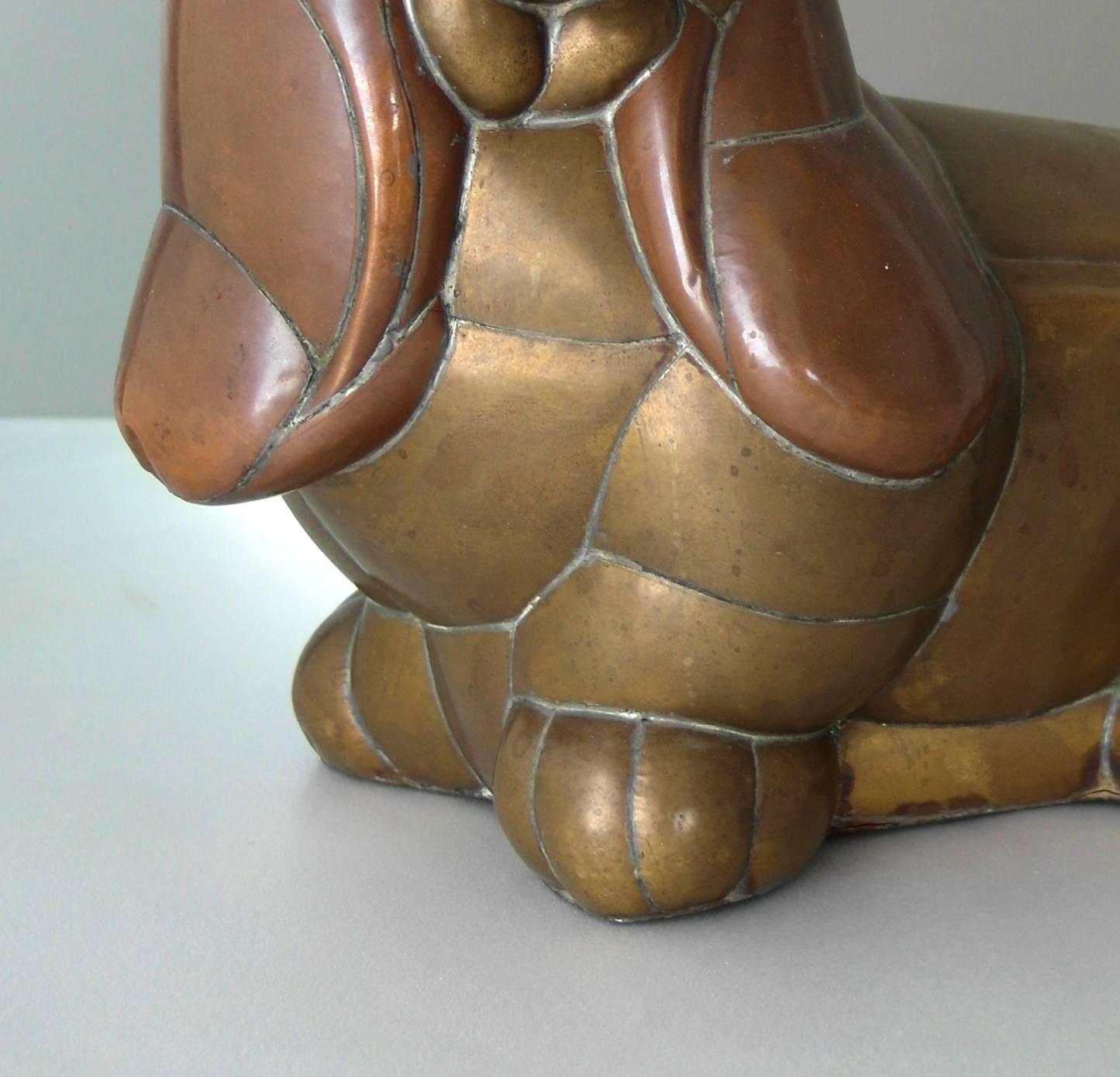 Mexican Sergio Bustamante Basset Hound Sculpture For Sale