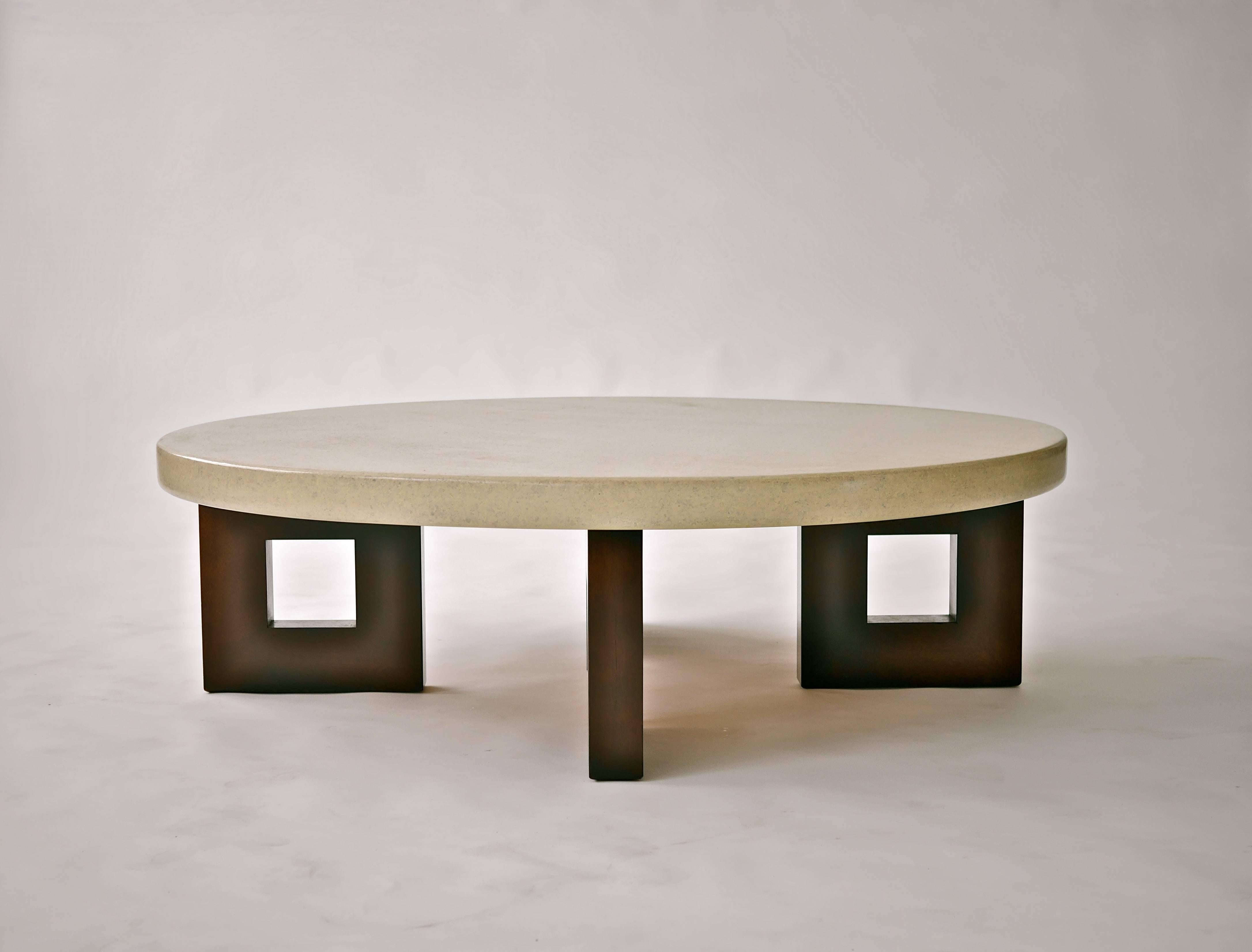 Paul Frankl Lacquered Cork Cocktail Table 3