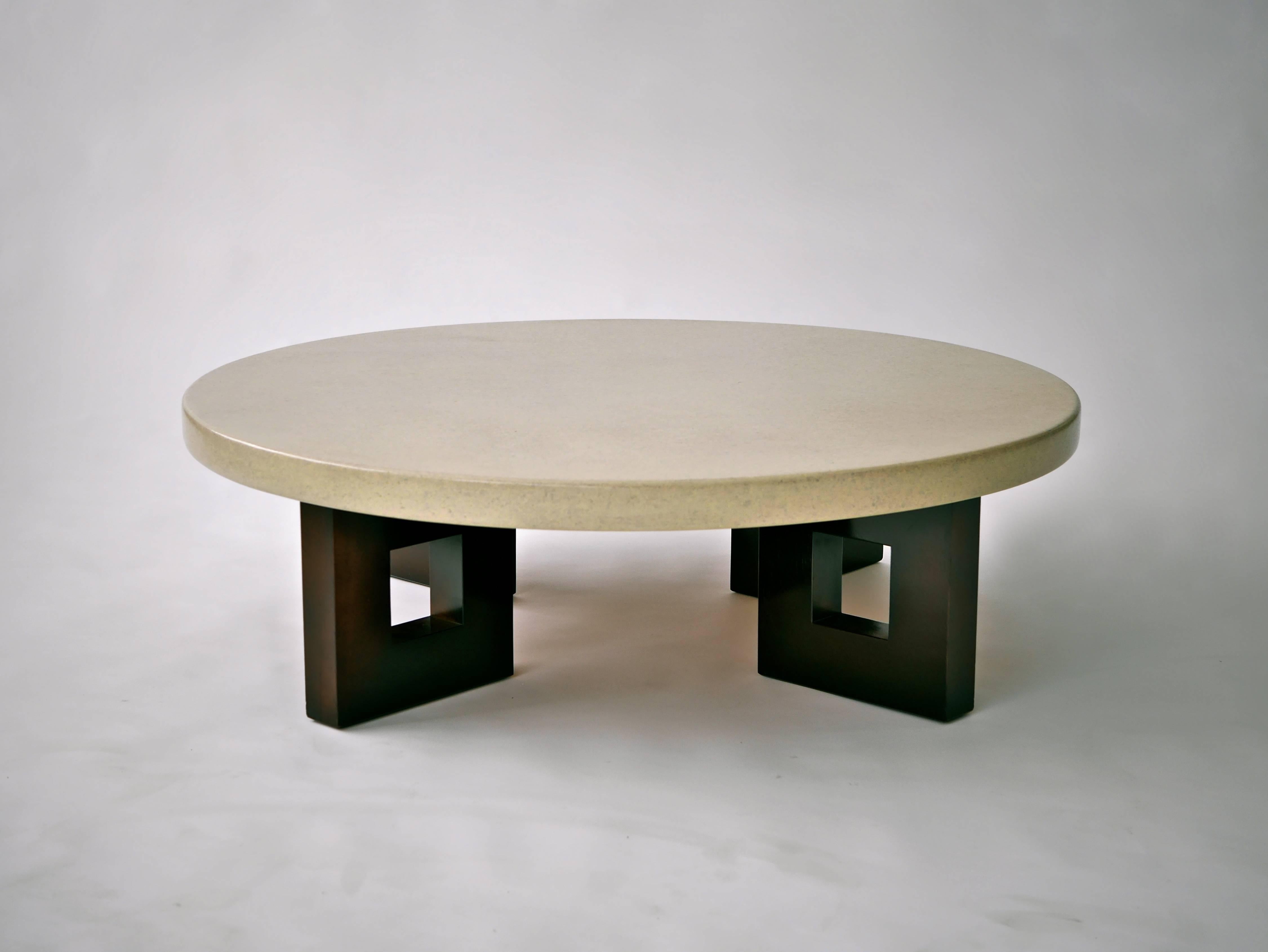 Paul Frankl Lacquered Cork Cocktail Table 4