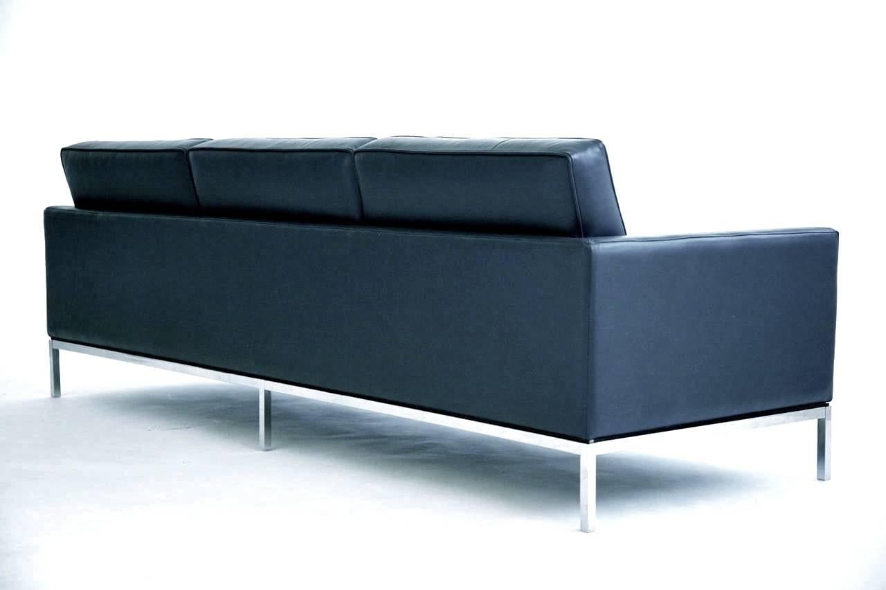 This Florence Knoll for Knoll Associates sofa has been reupholstered in top of the line Edelman 