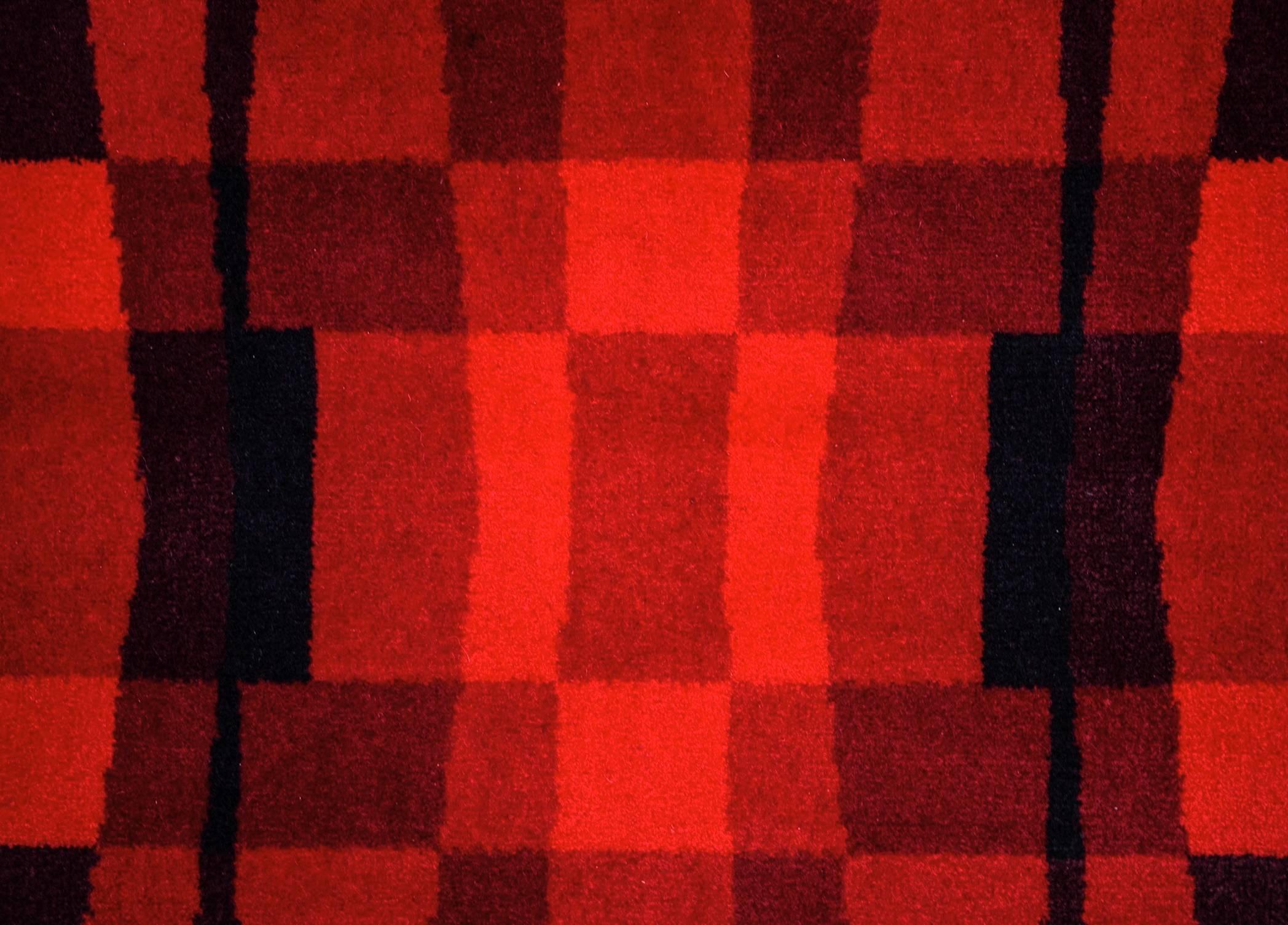 Scandinavian Modern Unika Vaev Carpet Attributed to Verner Panton For Sale