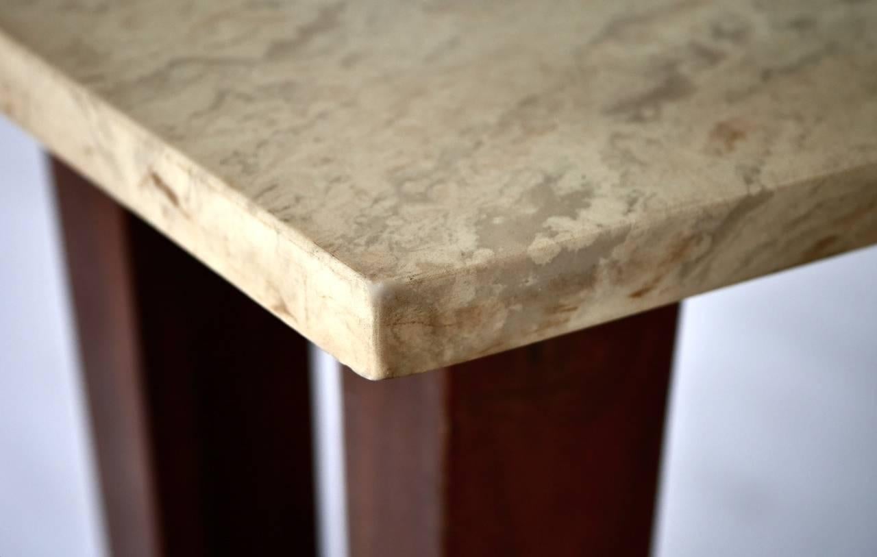 Stone Harvey Probber Console Table