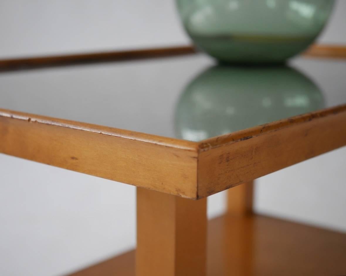 Birch Eliel Saarinen Lamp Table For Sale