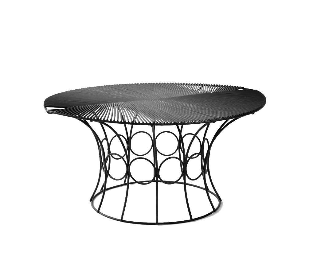 Wrought Iron John Risley Leaf Table