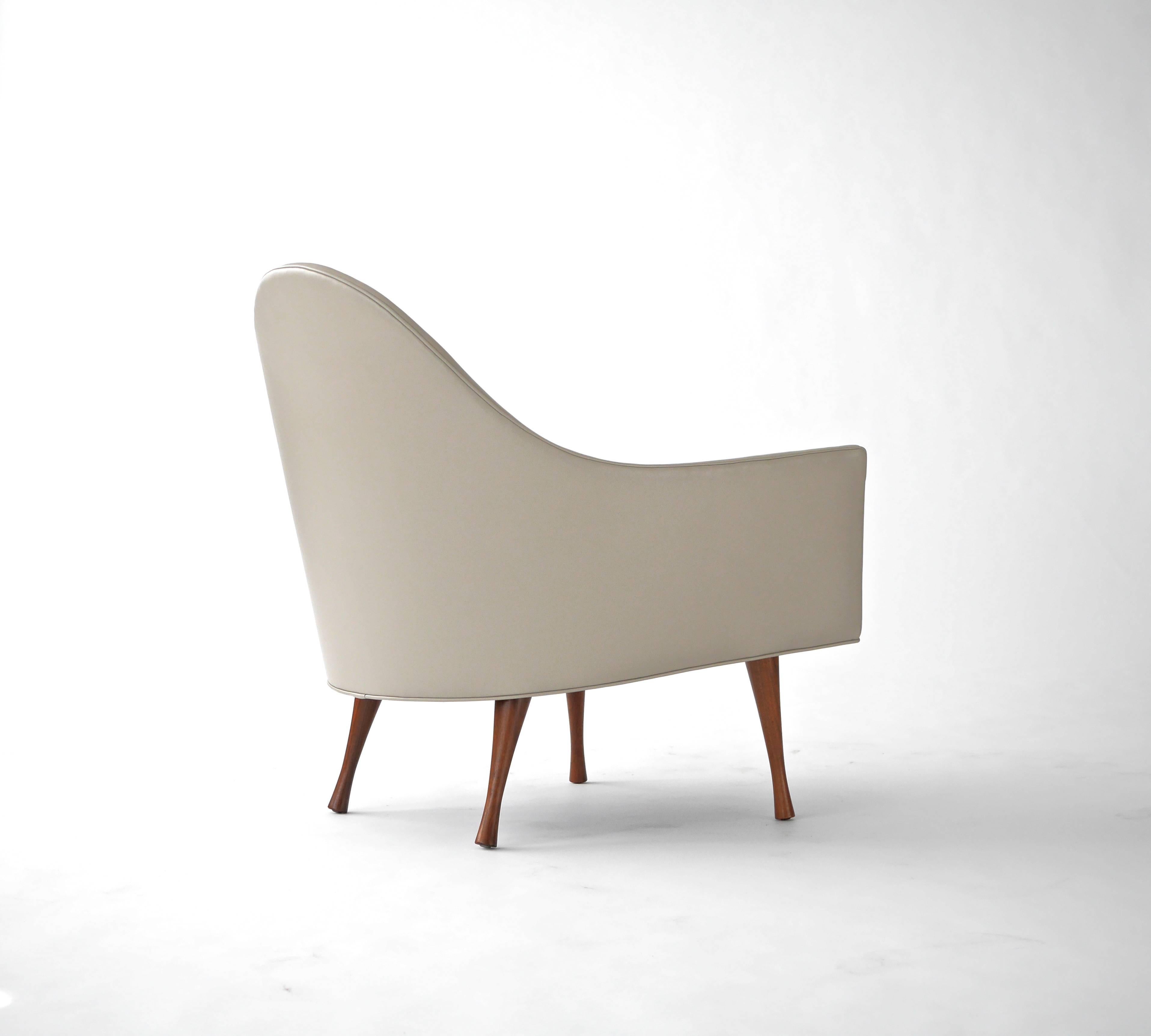 Leather Paul McCobb Symmetriac Lounge Chair