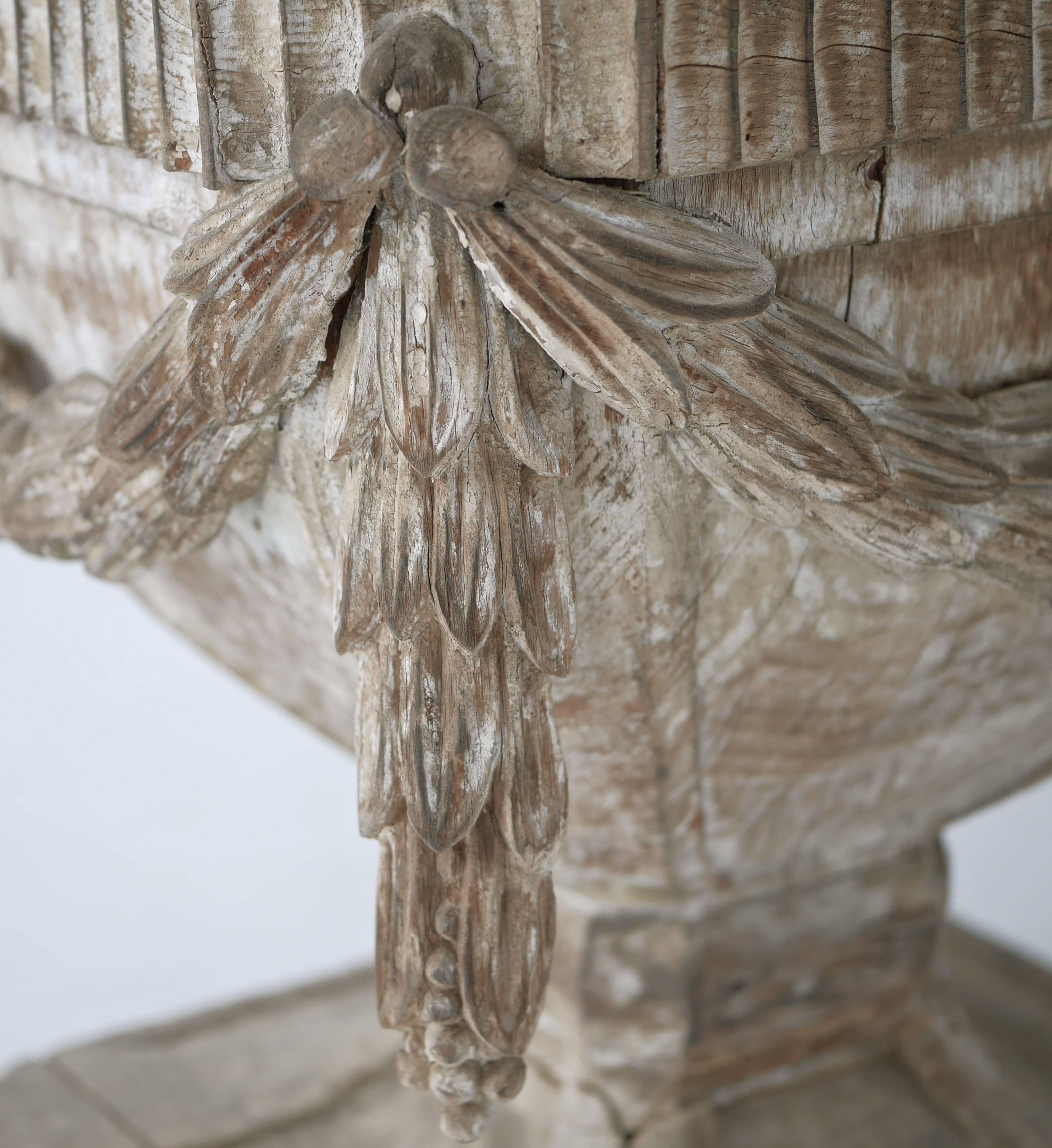 Maison Jansen neoclassical center table. Wood brand marked Jansen is from the Palm Springs estate of fashion designer James Galanos.