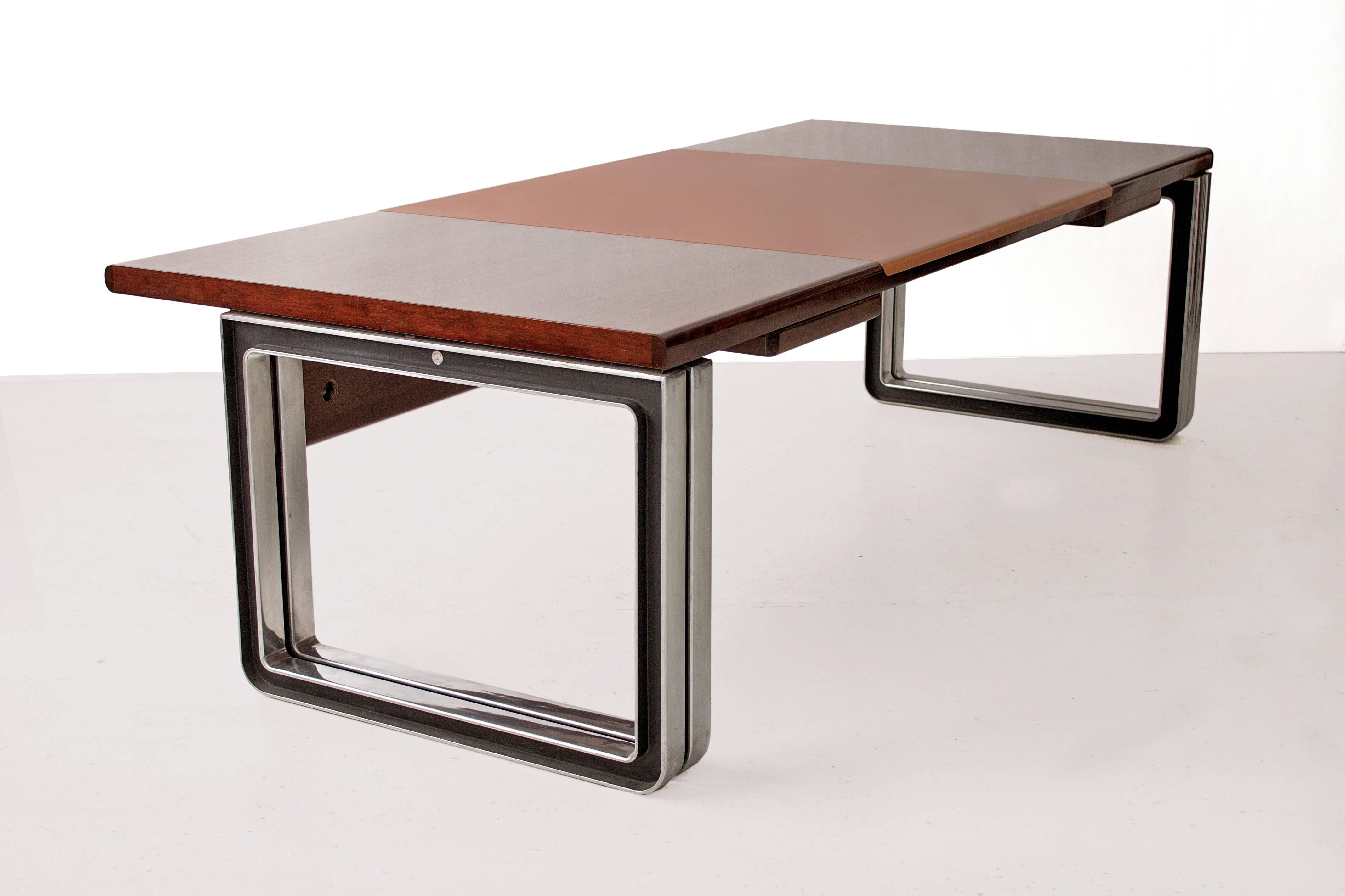 Mid-Century Modern Osvaldo Borsani Executive Desk For Sale