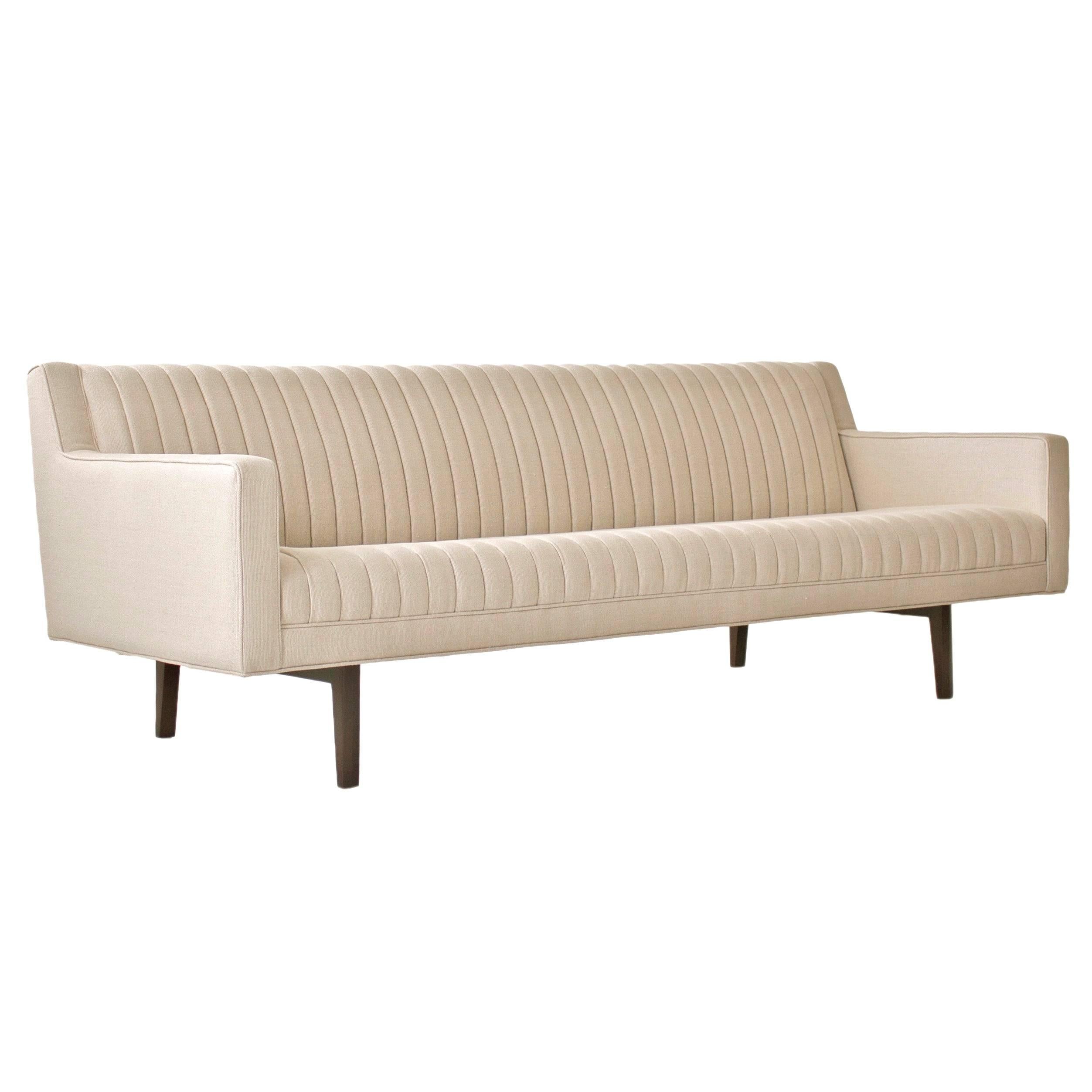 Channel back sofa by Edward Wormley for Dunbar.