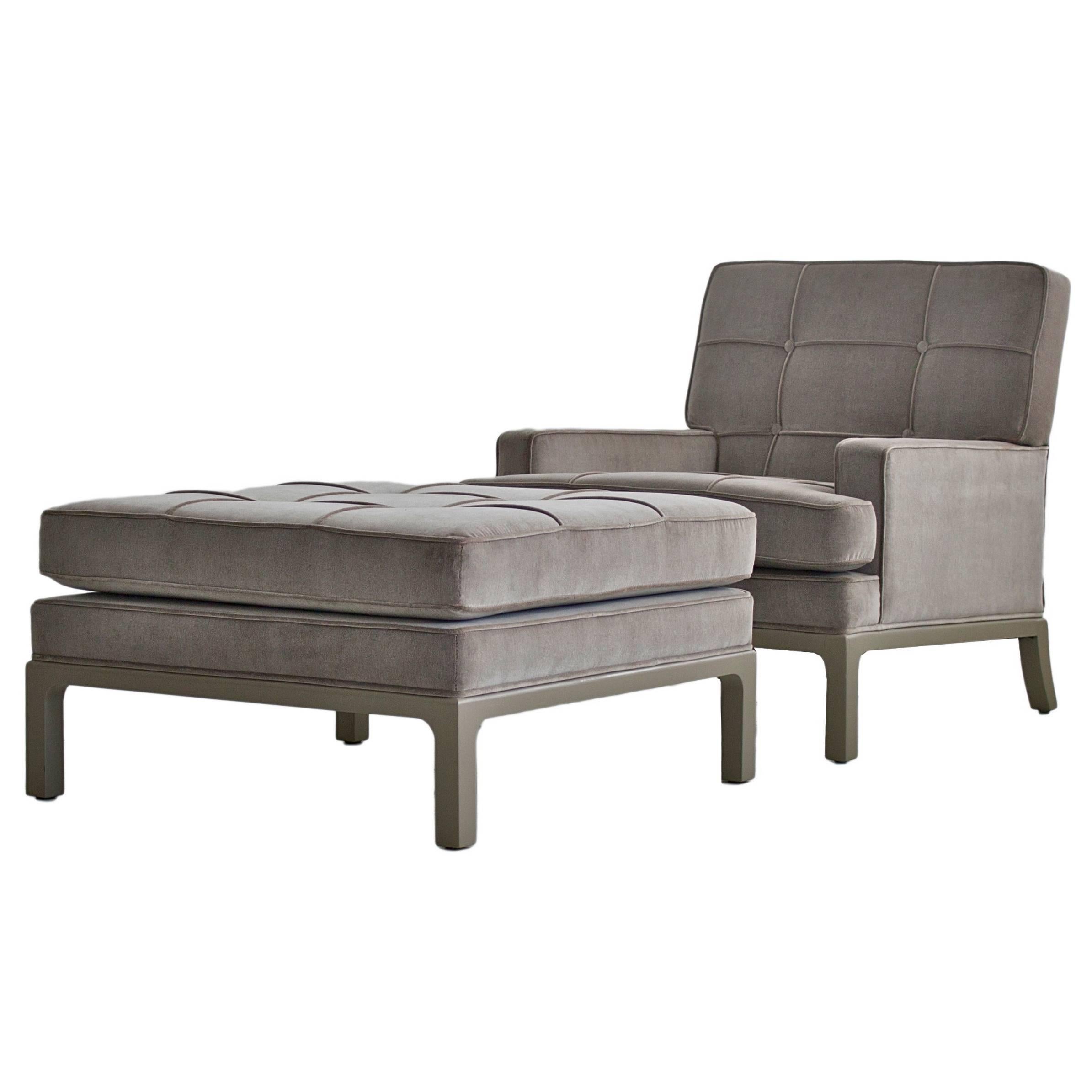 Tommi Parzinger Lounge Chair and Ottoman 4