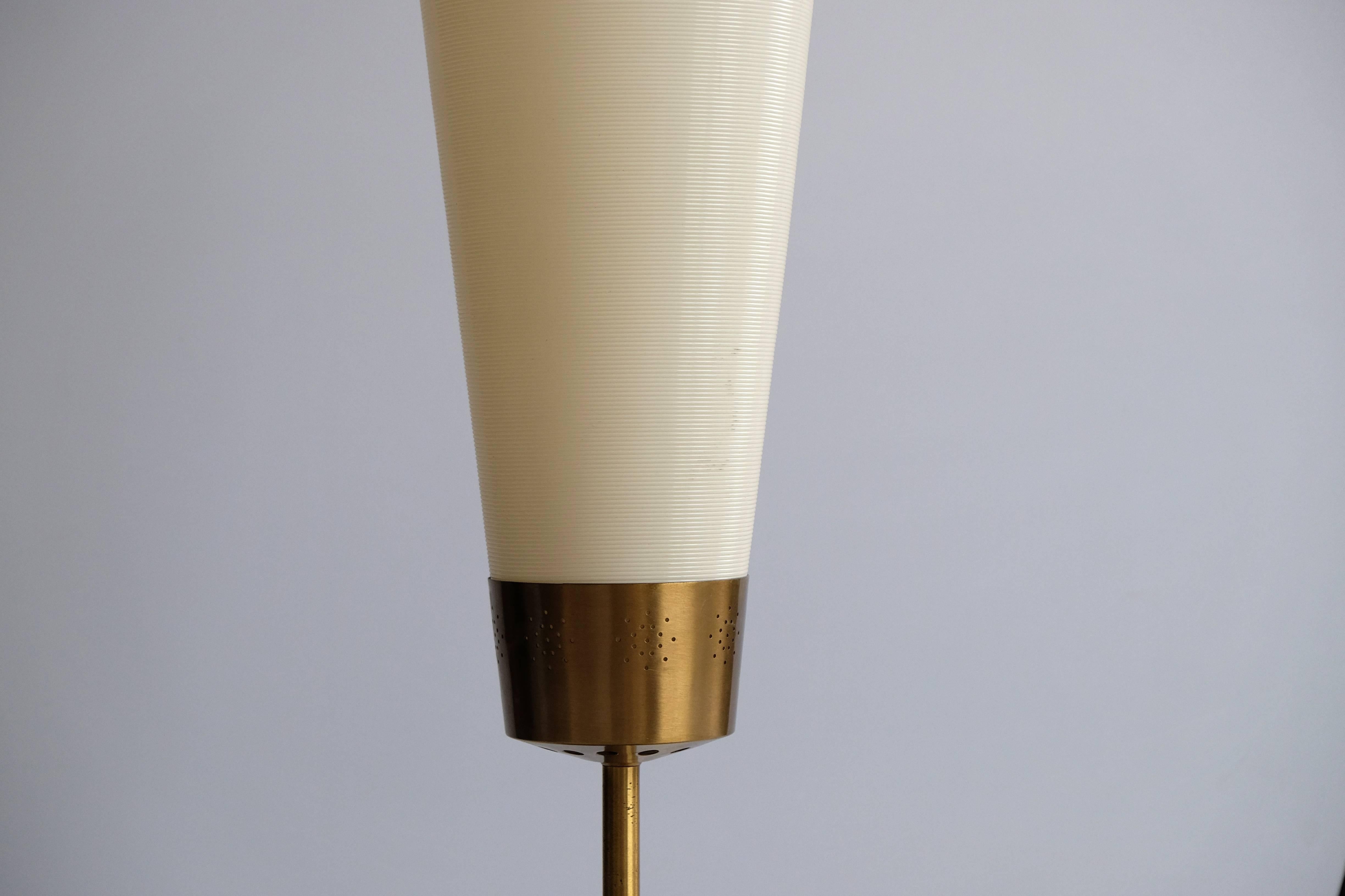 Brass Pair of Heifitz Rotoflex Table Lamps For Sale