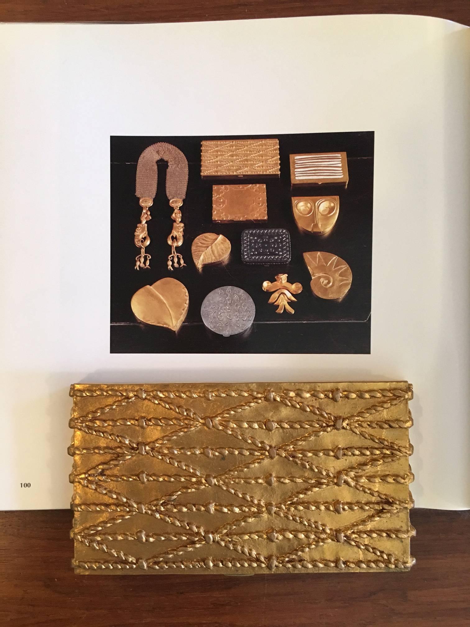 Line Vautrin Gilt Bronze Box Cordages For Sale 3