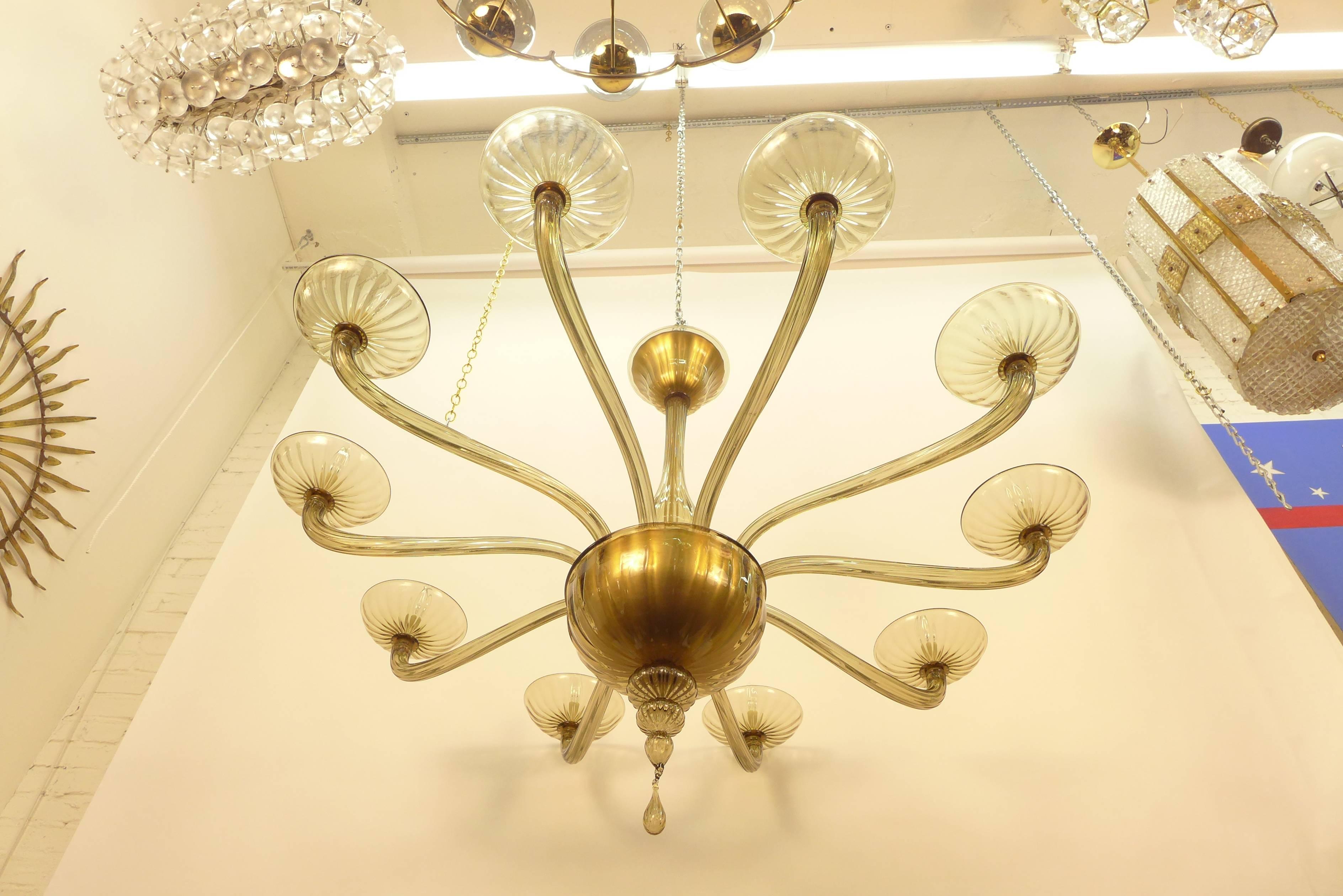 Italian Huge Murano Chandelier