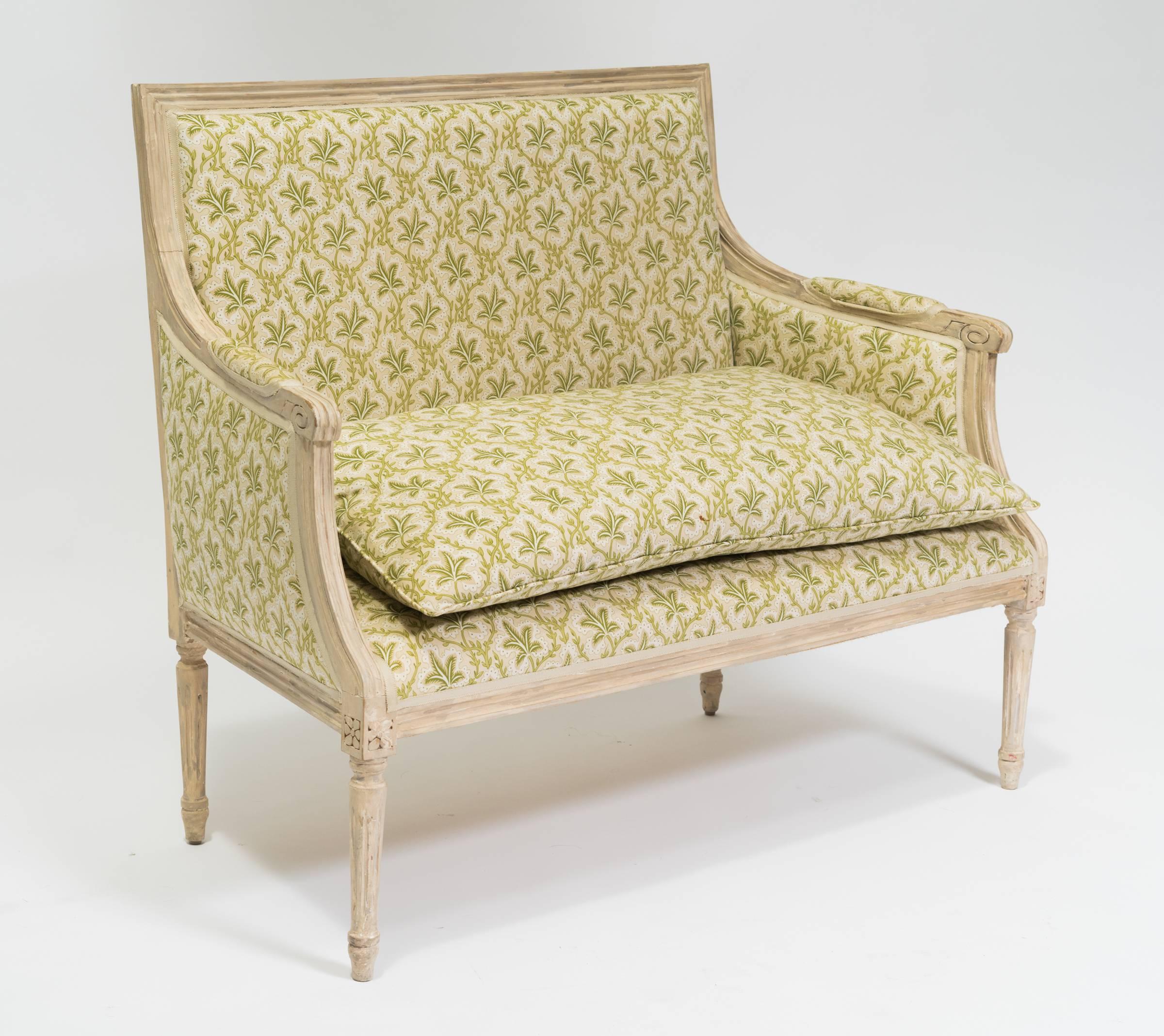 Contemporary French Style Settee