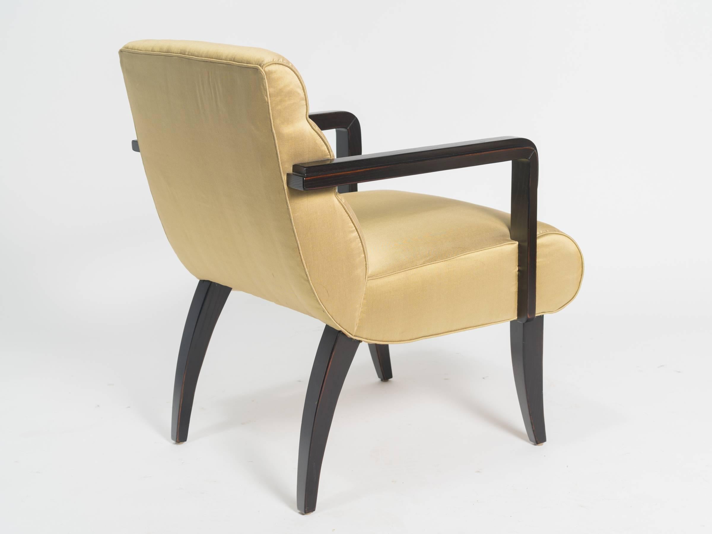 Contemporary Pair of Swaim Deco Style Armchairs